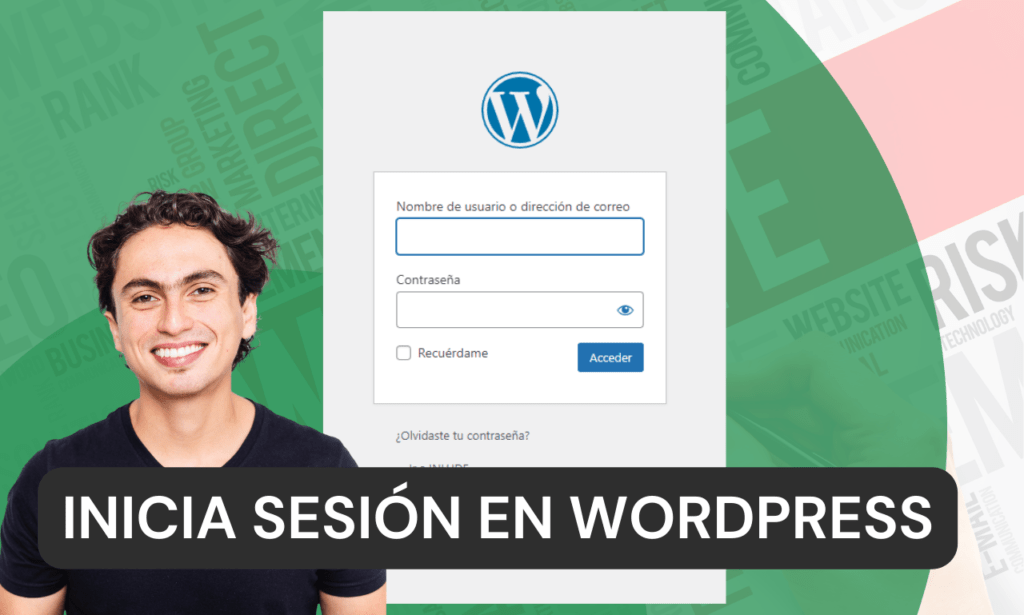 COMO INICIAR SESION EN WORDPRESS